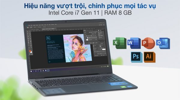 Laptop Dell Vostro 3500 i7 1165G7/8GB/512GB/2GB MX330/Win10